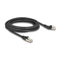 Delock RJ45 Netzwerkkabel Cat.6A S/FTP Stecker 45°...
