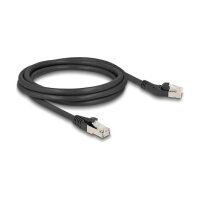 Delock RJ45 Netzwerkkabel Cat.6A S/FTP Stecker 45°...