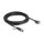 Delock M12 Kabel X-kodiert 8 Pin Buchse zu RJ45 Stecker mit Schrauben Cat.6A S/FTP 5 m schwarz