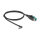 Delock PoweredUSB Kabel Stecker 12 V zu DC 5,5 x 2,5 mm Stecker gewinkelt 1 m