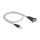 Delock Adapter USB 2.0 Typ-A zu 1 x Seriell RS-422/485 Stecker mit 6 Pin Terminalblock 5 V 0,5 m