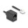 Delock Telefonkabel / Spiralkabel RJ11 Stecker zu RJ45 Buchse schwarz 5 m