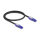 Delock RJ45 Netzwerkkabel Cat.6 UTP mit 180° winkelbaren Steckern schwarz 0,5 m