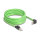 Delock RJ45 Netzwerkkabel Cat.6A Stecker zu Stecker oben gewinkelt SF/UTP schleppkettentauglich PUR (TPU) 5 m grün