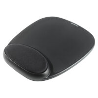Mauspad Kensington mit Handgelenkpolsterkissen Black
