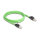Delock RJ45 Netzwerkkabel Cat.6A Stecker zu Stecker SF/UTP schleppkettentauglich PUR (TPU) 1 m grün