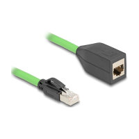 Delock RJ45 Netzwerk Verlängerungskabel Cat.6A...