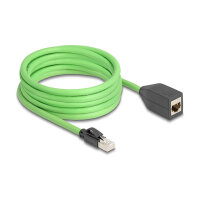 Delock RJ45 Netzwerk Verlängerungskabel Cat.6A...