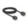 Delock Netzwerk Verlängerungskabel Kupplung RJ45 Buchse zu RJ45 Buchse Cat.6A S/FTP 2 m schwarz