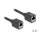 Delock Netzwerk Verlängerungskabel Kupplung RJ45 Buchse zu RJ45 Buchse Cat.6A S/FTP 2 m schwarz