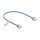 Delock RJ45 Netzwerkkabel Cat.6 UTP Ultra Slim 0,3 m blau mit kurzen Steckern
