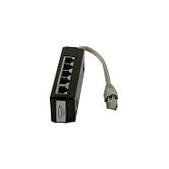 Synergy21 Kabel TK ISDN Verteiler 5fach, mit Widerstand, ,