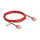 Delock RJ45 Netzwerkkabel Cat.6 UTP Ultra Slim 2 m rot mit kurzen Steckern