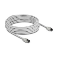 Delock RJ45 Netzwerkkabel Cat.8.1 S/FTP 10 m bis 40 Gbps grau