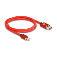 Delock Mini DisplayPort zu DisplayPort Kabel 8K 60 Hz 1 m...