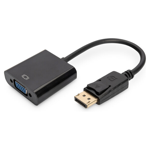 DIGITUS DisplayPortAdapter DPort -> VGA HD15 St/Bu 0.15m bulk