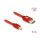 Delock Mini DisplayPort zu DisplayPort Kabel 8K 60 Hz 3 m rot Metall ohne Einrastfunktion