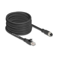 Delock M12 Kabel X-kodiert 8 Pin Buchse zu RJ45 Stecker...