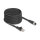 Delock M12 Kabel X-kodiert 8 Pin Buchse zu RJ45 Stecker Cat.5e S/FTP flexibel 10 m schwarz