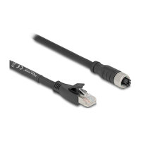 Delock M12 Kabel X-kodiert 8 Pin Buchse zu RJ45 Stecker...