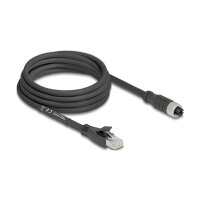 Delock M12 Kabel X-kodiert 8 Pin Buchse zu RJ45 Stecker...