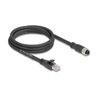 Delock M12 Kabel X-kodiert 8 Pin Buchse zu RJ45 Stecker...