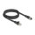 Delock M12 Kabel X-kodiert 8 Pin Buchse zu RJ45 Stecker Cat.5e S/FTP flexibel 2 m schwarz