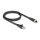 Delock M12 Kabel X-kodiert 8 Pin Buchse zu RJ45 Stecker Cat.5e S/FTP flexibel 1 m schwarz
