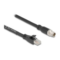 Delock M12 Kabel X-kodiert 8 Pin Stecker zu RJ45 Stecker...