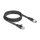 Delock M12 Kabel X-kodiert 8 Pin Stecker zu RJ45 Stecker Cat.5e S/FTP flexibel 2 m schwarz