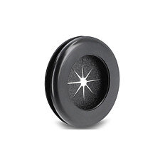 Delock Gummi Kabeldurchführung rund Ø 40 mm schwarz