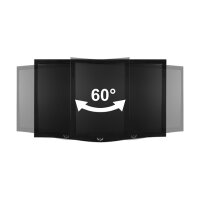 Wandhalterung für 1 Monitor bis 109cm 43" 20kg ARCTIC W1A black