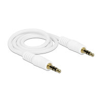 Delock Klinkenkabel 3,5 mm 3 Pin Stecker > Stecker 0,5...