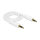 Delock Klinkenkabel 3,5 mm 3 Pin Stecker > Stecker 0,5 m weiß