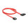 Delock SATA 6 Gb/s Kabel gerade auf rechts gewinkelt 50 cm rot