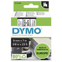 Dymo D1 Schriftband 9 mm x 7 m weis