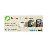 Dymo D1 Schriftband 9 mm x 7 m weis