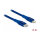 Delock Daten- und Ladekabel USB Type-C™ zu Lightning™ für iPhone™, iPad™ und iPod™ blau 2 m MFi