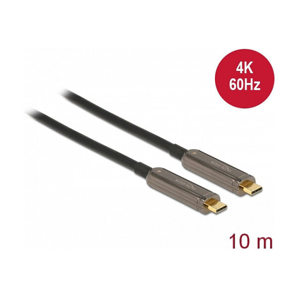 Delock Aktives Optisches USB-C™ Video Kabel 4K 60 Hz 10 m