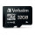 CARD 32GB Verbatim Premium MicroHC 90MB/s