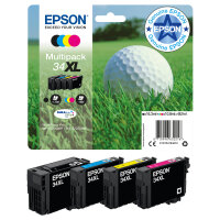 Epson Tinte 34XL C13T34764010 4er Multipack (BKMCY) bis zu 950 Seiten