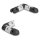 Delock Kabelhalter selbstklebend modular Set 9 Stück schwarz / grau