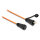 Delock LWL Kabel LC Duplex zu LC Duplex mit Verschlusskappe Multimode OM2 IP68 staub- und wasserdicht 3 m