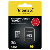 CARD 32GB Intenso Premium MicroHC 45MB/s