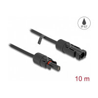 Delock DL4 Solar Kabel 4 mm² Stecker zu Buchse 10 m...