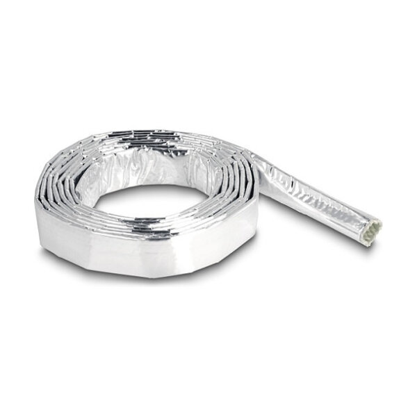 Delock Kabelschlauch aus Glasfasergeflecht und Aluminium 2 m x 10 mm