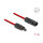 Delock DL4 Solar Flachbandkabel Stecker zu Buchse 1 m rot