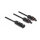 Delock DL4 Solar Splitter Kabel 1 x Stecker zu 2 x Buchse 30 cm schwarz