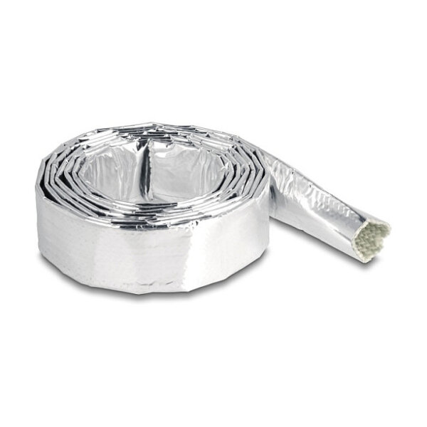 Delock Kabelschlauch aus Glasfasergeflecht und Aluminium 2 m x 20 mm