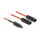 Delock DL4 Solar Splitter Kabel 1 x Buchse zu 2 x Stecker 30 cm rot
